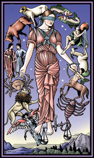 A Roda da Fortuna no Tarot Art de Robert Place