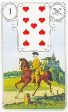 1. Cavaleiro ou Mensageiro, no Petit Lenormand