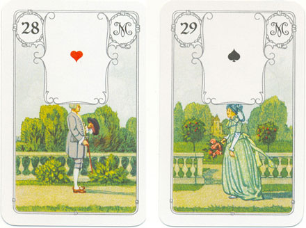 29 - A Mulher - Baralho Cigano - Petit Lenormand - Caotize-se