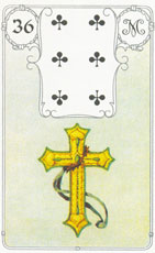 36. Cruz, no Petit Lenormand