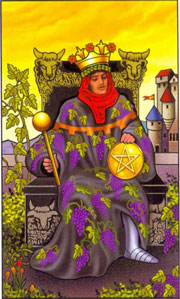 Rei de Ouros no Waite Tarot