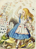 As cartas e Alice no País das Maravilhas