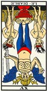 O Diabo no Tar de Marselha-Grimaud