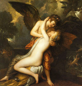 Eros e Psique na pintura de Benjamin West