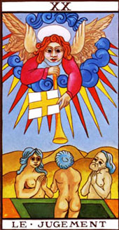 O Julgamento no Tarô de Marselha-Fournier