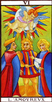 Os Namorados no Tarô de Marselha-Fournier