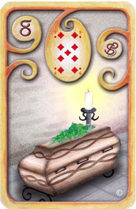 O Caixão no barlho Lenormand