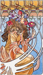 A Imperatrizno Art Nouveau Tarot