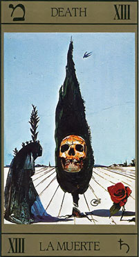 A Morte no tarô de Salvador Dali