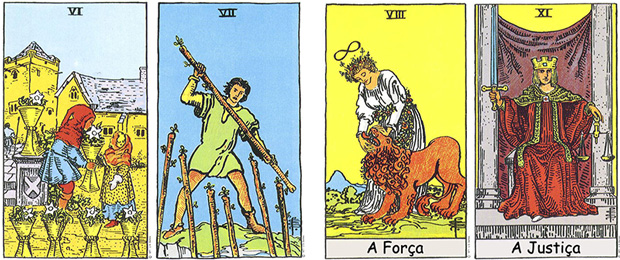 Cartas do Waite Tarot