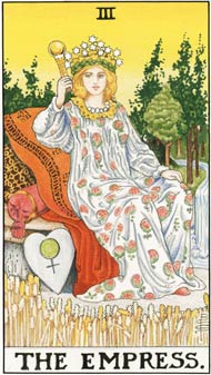A Imperatriz no Tarô de Waite