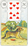 18. O Cão no Baralho Petit Lenormand