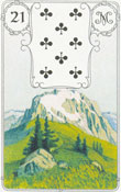 221. A Montanha no Baralho Petit Lenormand