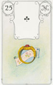 25. O Anel no Baralho Petit Lenormand