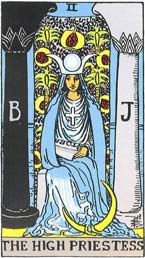 A Papisa no Tarot de Waite