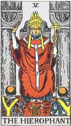 O Papa no Tarot de Waite