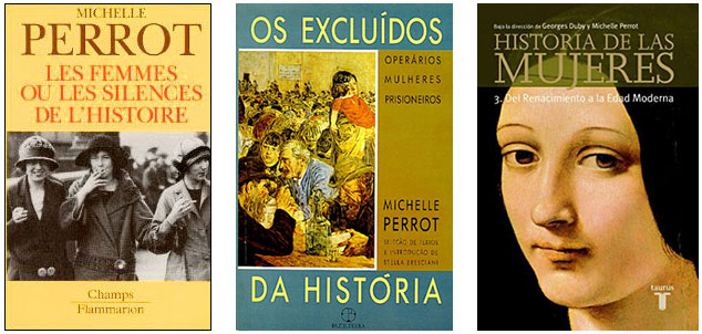 Capas de livros de Michelle Perrot