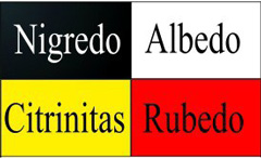 Nigredo-Albedo-Citrinitas-Rubedo