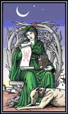 A Papisa no Alchemical Tarot de Robert M. Place