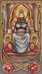 O Imperador - The Emperor no Fenestra Tarot de Chatriya Hemharnvibul