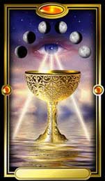 s de Copas no Gilded Tarot de Ciro Marchetti