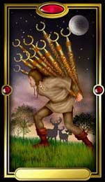 Dez de Paus no Gilded Tarot de Ciro Marchetti