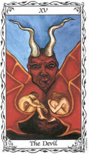 15. O Diabo no Tarot de Susan Hudes