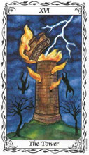 16. A Torre no Tarot de Susan Hudes