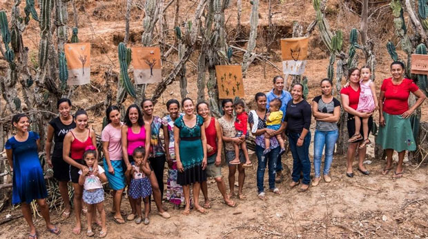 Bordadeiras do Vale do Jequitinhonha envolvidas nos versinhos