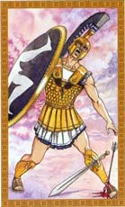 O Oito de Espdas no Olympus Tarot