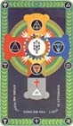 Dorso do Golden Dawon Tarot Deck de Robert Wang & Israel Regardie