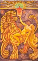 Lust in Thoth Tarot