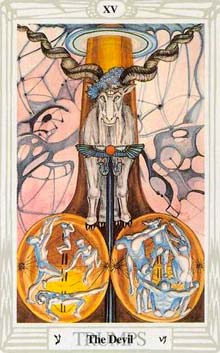 The Devil in Thoth Tarot