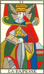 2. A Papisa no Tarot de Jean Noblet