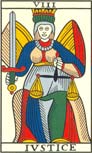 8. A Justiça no Tarot de Jean Noblet