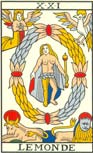 21. O Mundo no Tarot de Jean Noblet