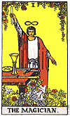 O Mago no Waite Tarot