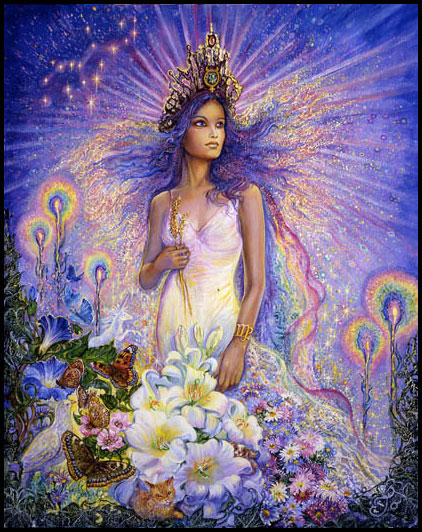 O signo de Virgem por Josephine Wall