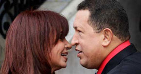 Kirchner e Chavez