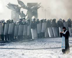 Manifestação em Kiev