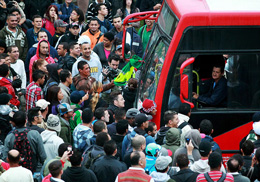 Grevbe de ônibus em São Paulo