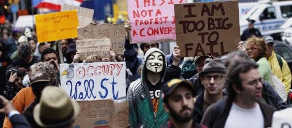Protestos na Wall Street
