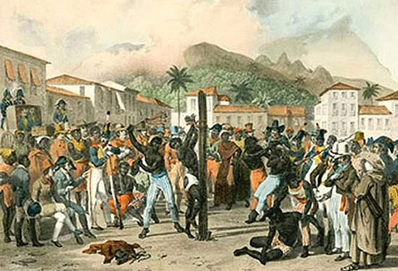 Escravo açoitado no Brasil Imperial