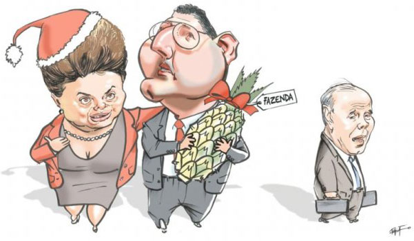 Dilma e o Ministro da Fazenda