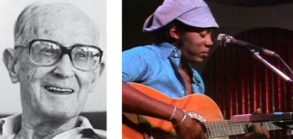 Carlos Drummond de Andrade e Milton Nascimento