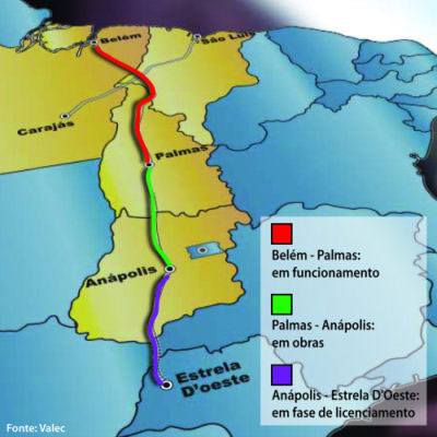 Ferrovia Norte-Sul inacaba