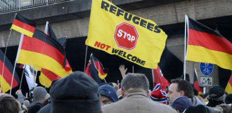 Manifestação na Alemanha