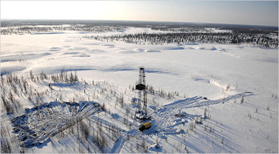 Exploração de gás na Sibéria