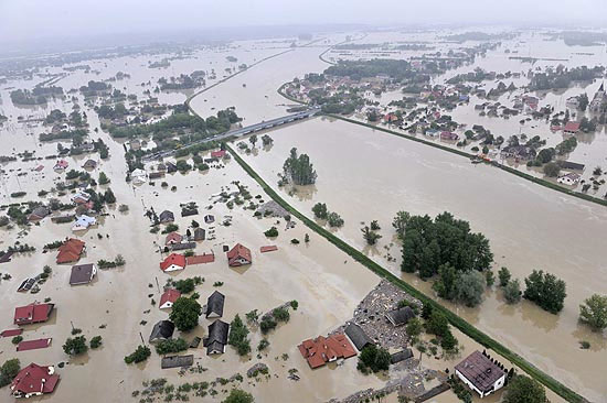 Enchente na Europa Central