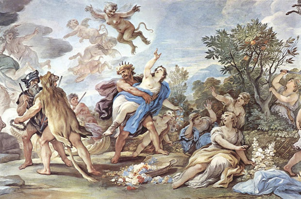 O Rapto de Proserpina de de Luca Giordano